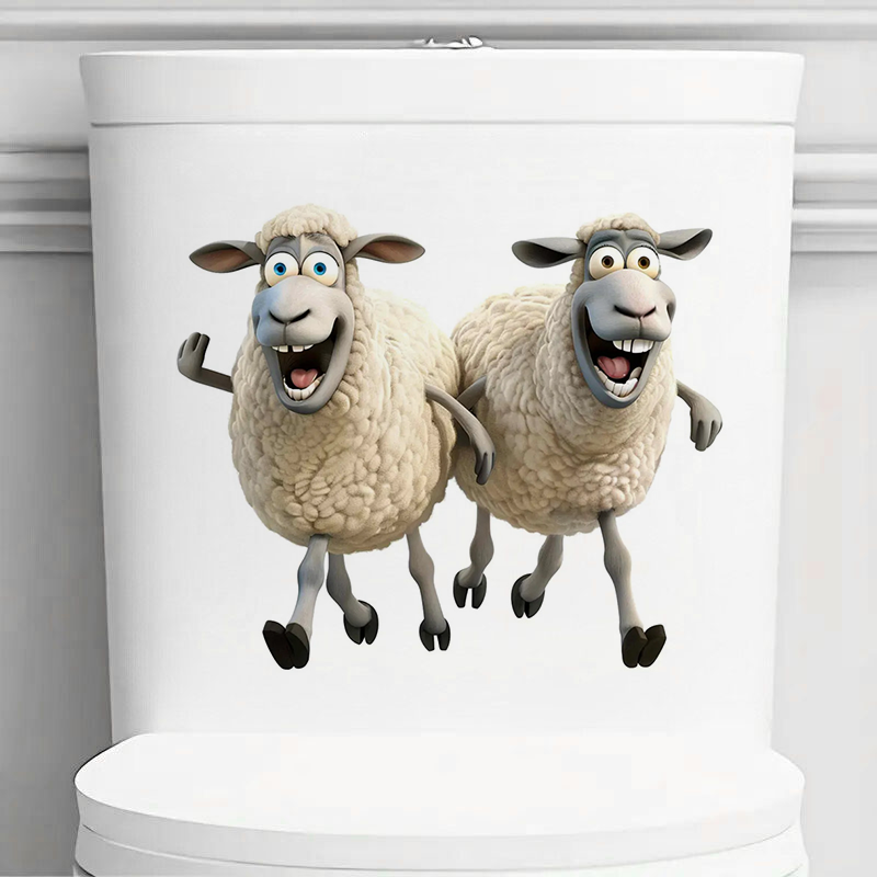 Funny Sheep Toilet Stickers De - огляд і ціна Lighting Mcqueen Bedroom Decor