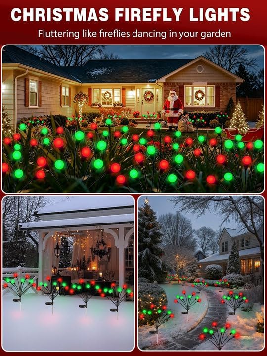 Solar Firefly Lights for Outdo - огляд і ціна Lighting Christmas Decor