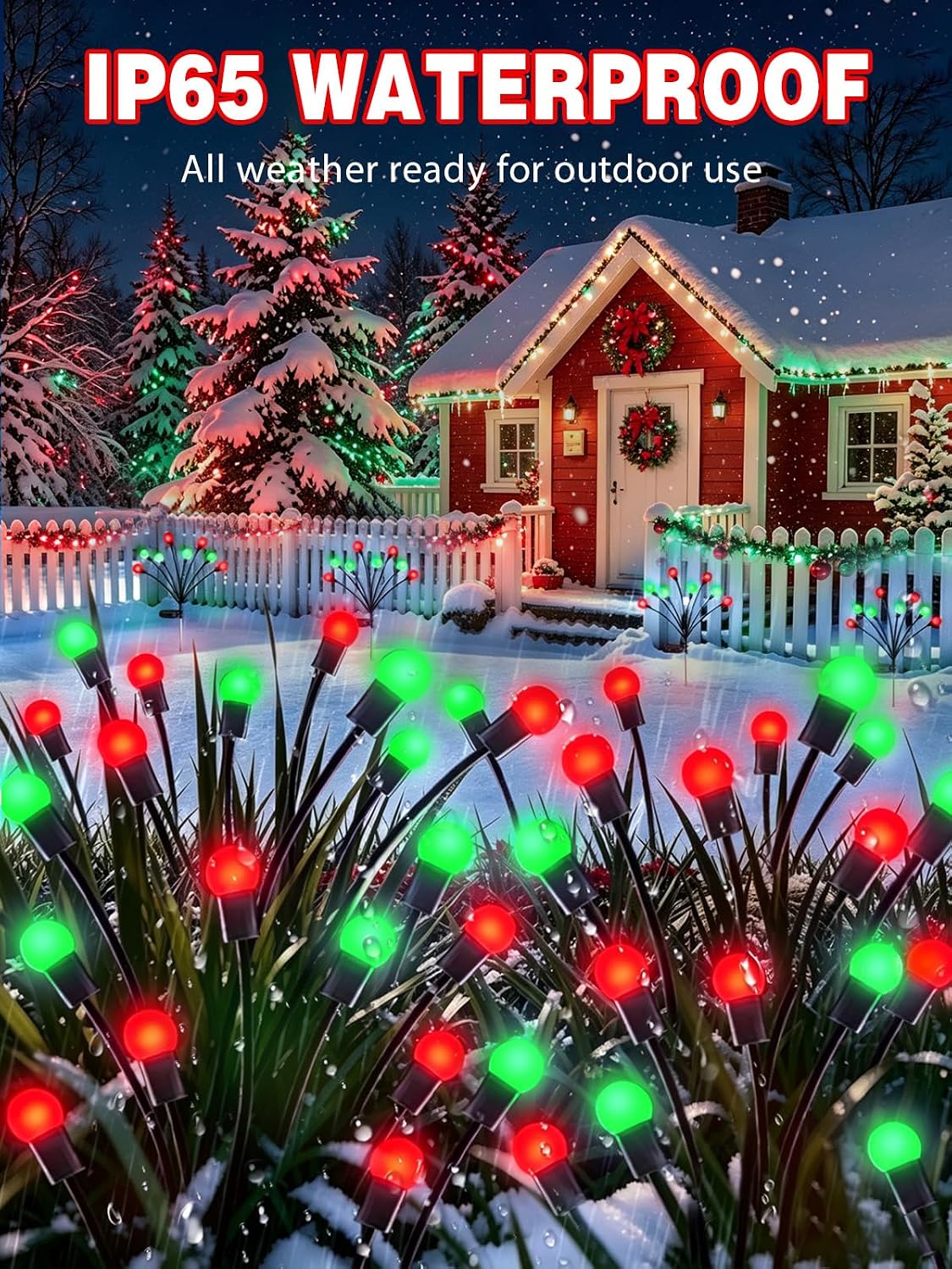 Solar Firefly Lights for Outdo - огляд і ціна Lighting Christmas Decor