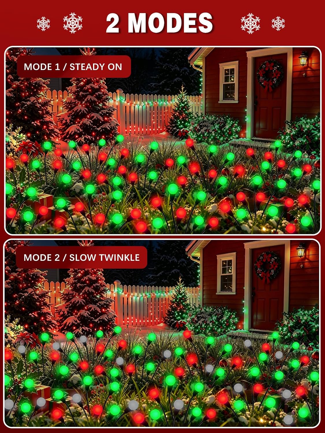 Solar Firefly Lights for Outdo - огляд і ціна Lighting Christmas Decor