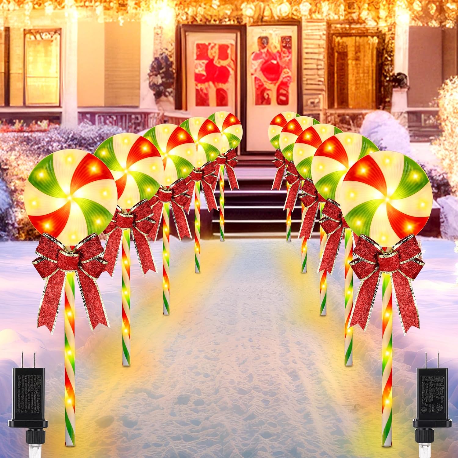 Christmas Pathway Marker Light - огляд і ціна Lighting Christmas Decor