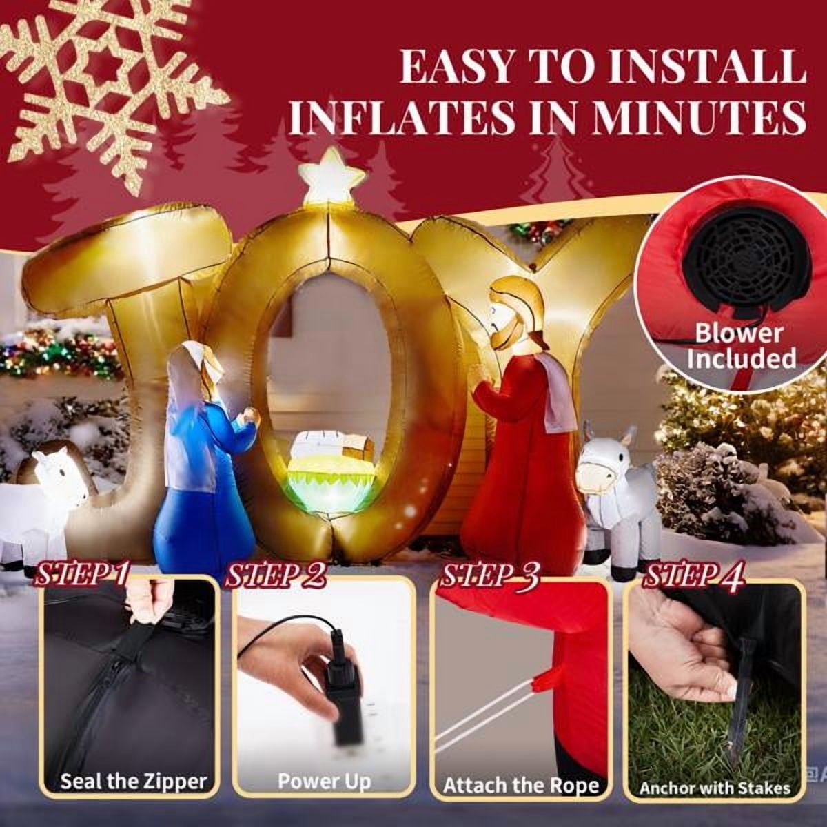 Christmas Inflatable Decoratio - огляд і ціна Decor Timeless Lighting