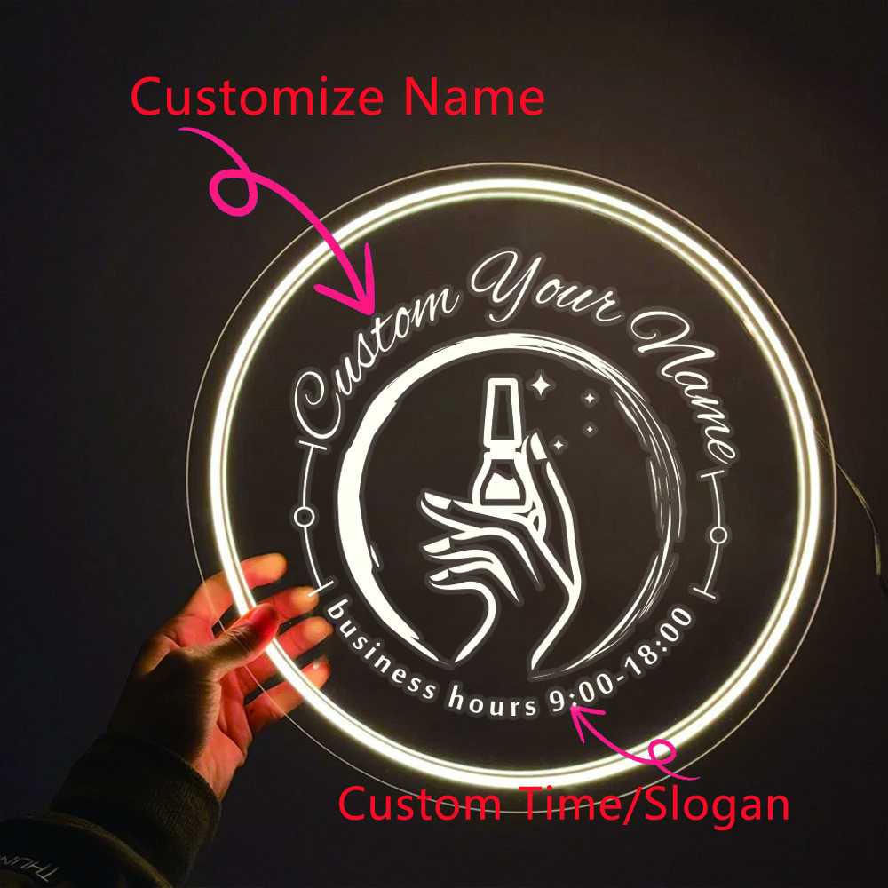 1PC Round Shape Nail Art Theme - огляд і ціна Lighting Decoration Ideas